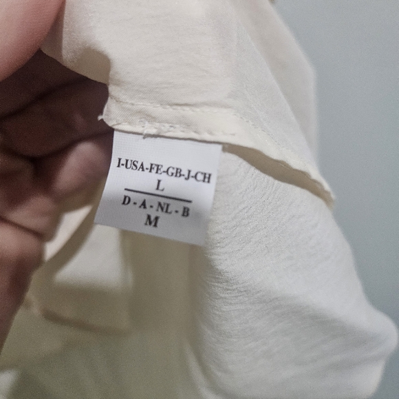 Brunello Cucinelli Sleeveless Cream Draped Silk Top Size Large - Picture 7 of 8